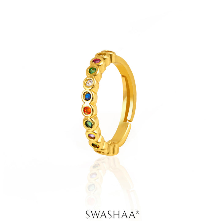 Wisha Band 18K Gold Plated Ring