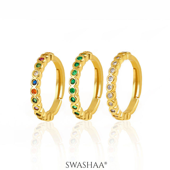 Wisha Band 18K Gold Plated Ring